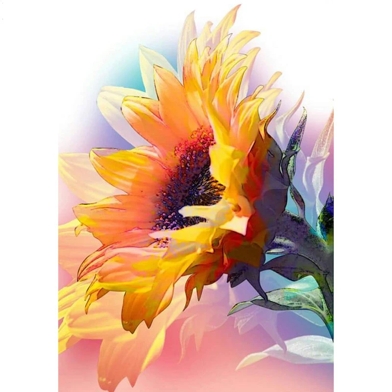 

Full Square/Round DIY Diamond Embroidery Sunflower 5D Diamond Painting Rhinestone Mosaic Decor HYY