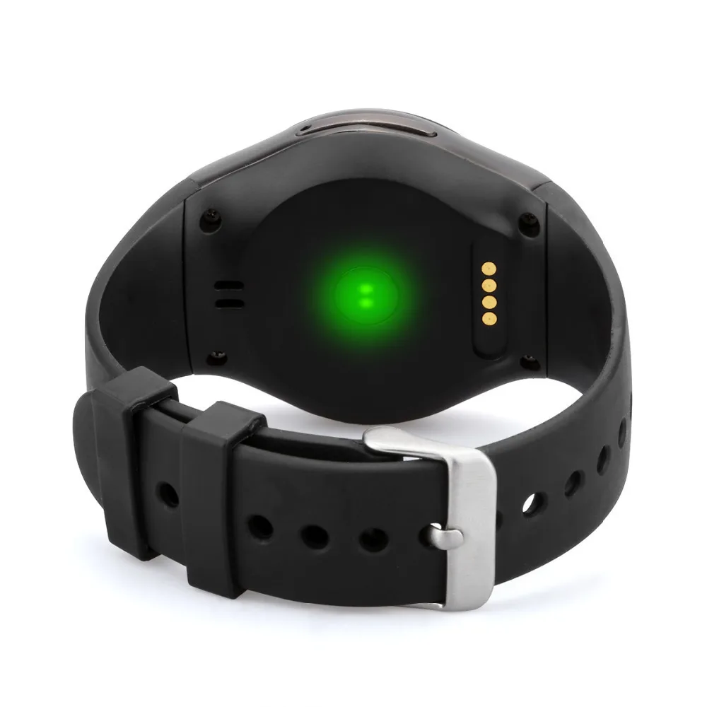Kingwear KW18 1.3 ''IPS Круглый циферблат SmartWatch телефон sim карты MTK2502 Шагомер Bluetooth 4.0