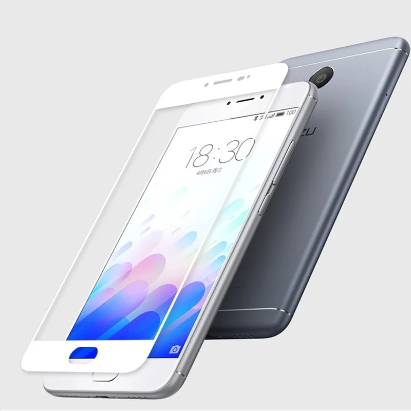 SIJIE полноэкранное закаленное стекло для Meizu M3S 2017 Новый Модный высококачественный