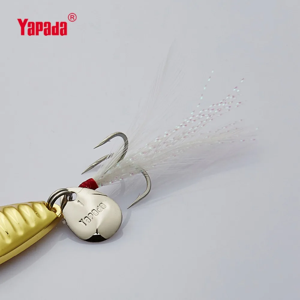 Металлическая рыболовная приманка YAPADA Spoon 008 паразитов 10 г/15 г тройной крючок +