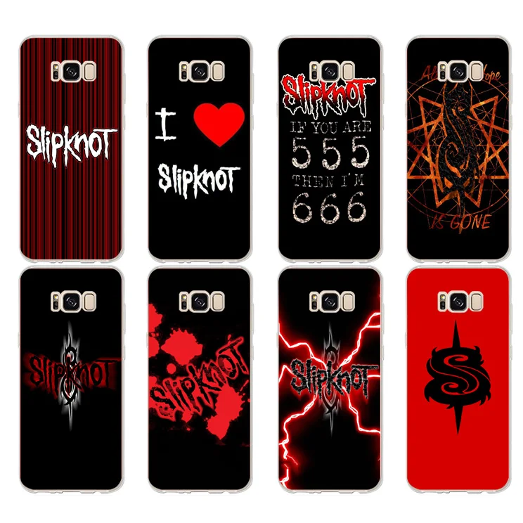 DREAMFOX K199 Slipknot Rock Мягкий ТПУ силиконовый чехол для samsung Galaxy Note S 6 7 8 9 Edge Plus Grand Prime |