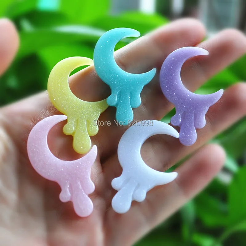 10 шт./лот горячий блеск волшебная палочка с плоским основанием кабошон для