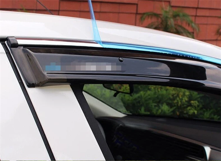 Пластиковый козырек для окна Honda CITY 2014-2016, дефлектор для защиты от солнца и дождя для Honda CITY 4 шт./компл. от AliExpress WW