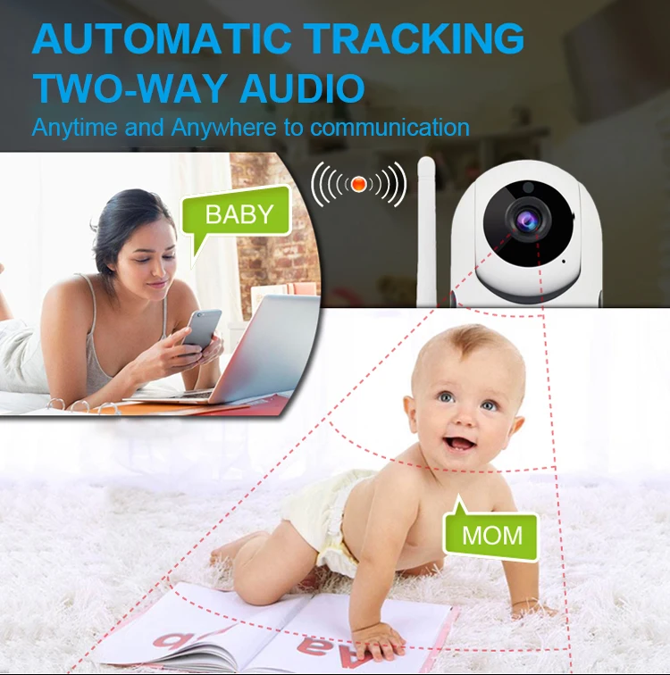HD 1080 P Облако IP Камера 720 Беспроводной Intelligent Auto Tracking человека охранных сетевая
