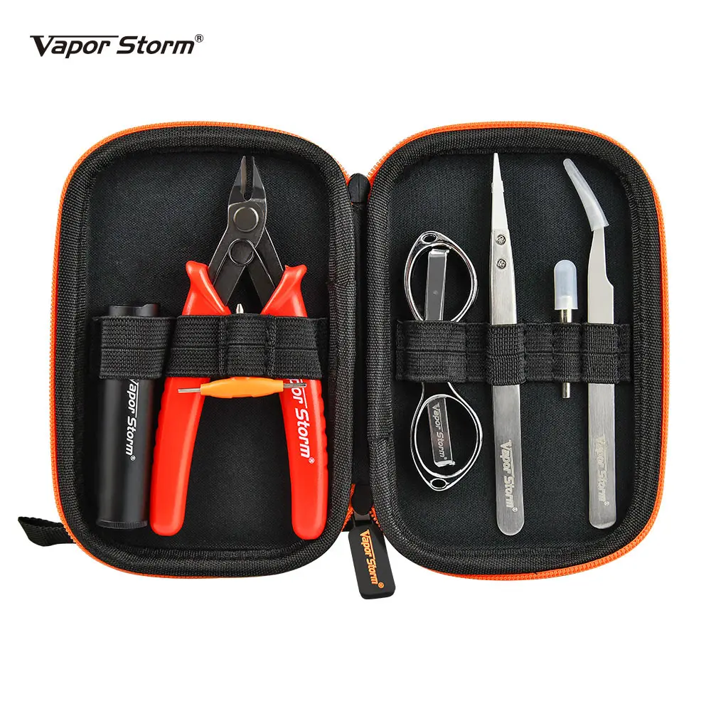 Vapor Storm Vape Diy Инструменты v2 комплект плоскогубцы обновленная катушка джиг Пинцет