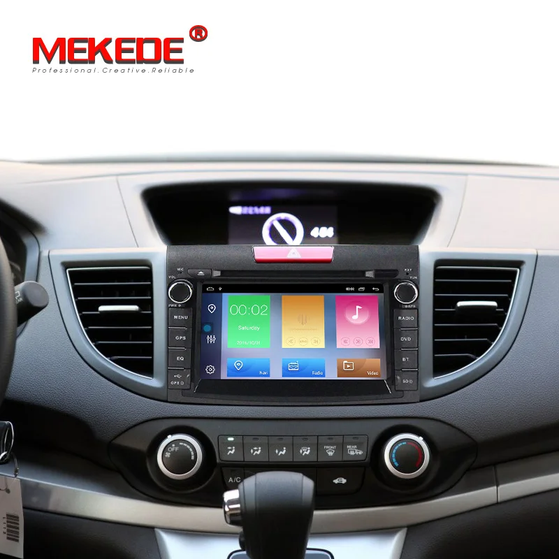 MEKEDE Android 9 1 2 + 32G Автомобильный dvd плеер для Honda CRV автомобильный радиоприемник с
