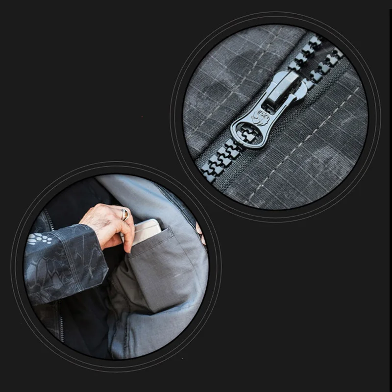 ReFire Gear Водонепроницаемая дышащая тактическая куртка Мужская хлопковая ветровка