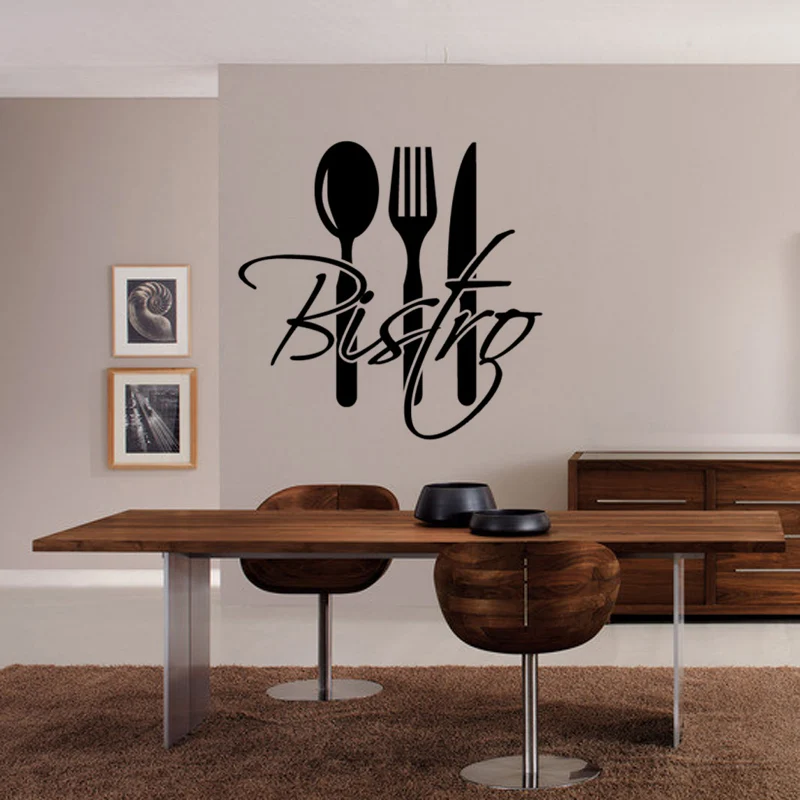 KUCADA бистро настенные Стикеры для украшения дома роспись искусство Переводные diy