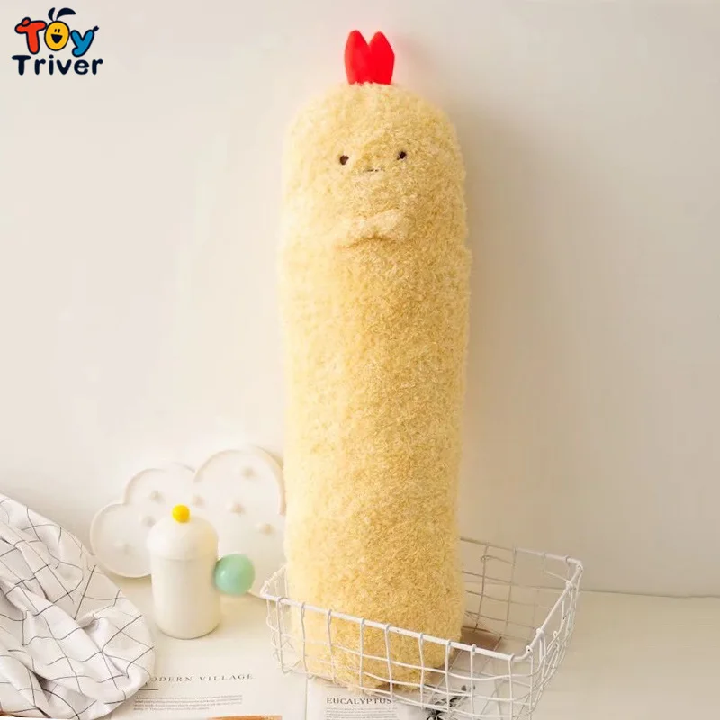 Новинка Kawaii Tempura плюшевые игрушки мягкие животные Sumikko Gurashi Кукла длинная подушка