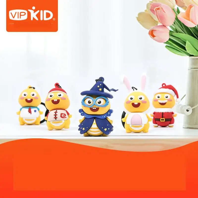 3 d ручная работа ключ еомплект на цепочках VIPKID x Dino содержит пять жизненных