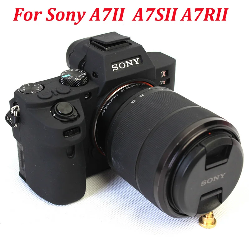 Мягкий силиконовый резиновый защитный чехол для камеры Sony A7III A7M3 A7R3 A7 Mark II III A7II A7M2