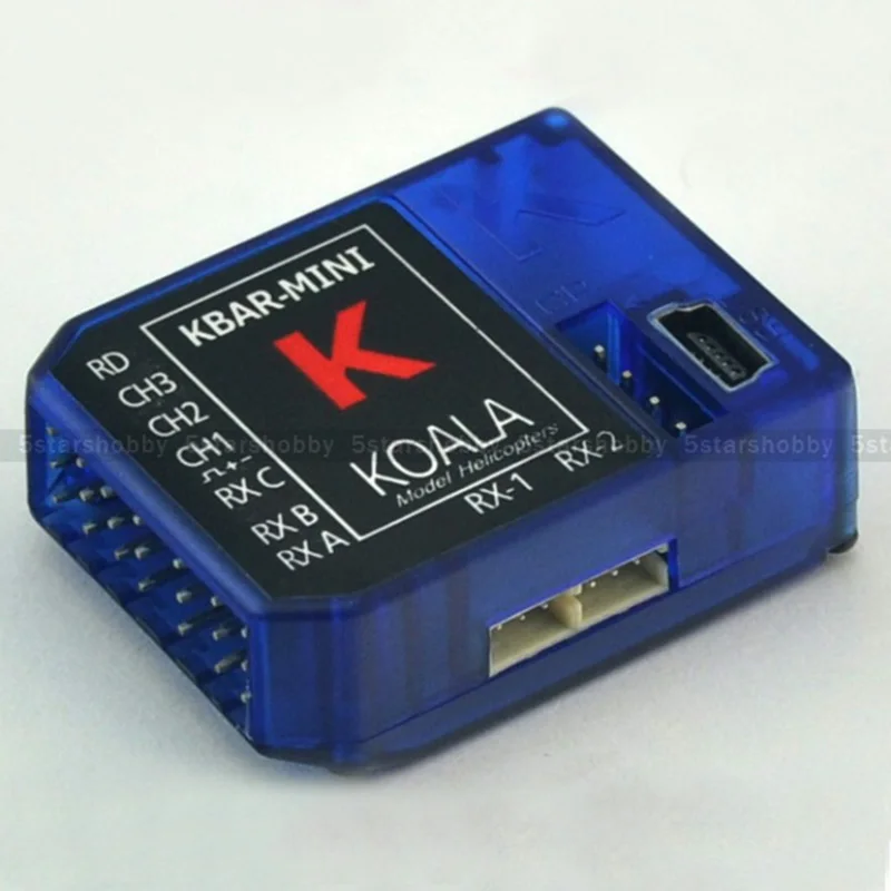 

3-Axis Gyro KBAR 5.3.4 Pro K8 Flybarless Stabilization System FBL 450-700 Blue