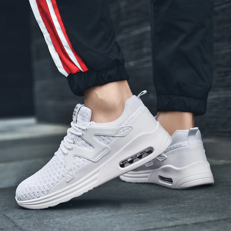 Vogue Summer Big Size Sneakers Men Shoes Casual Male Flats Breathable Mans Footwear Walking Damping Cushion | Обувь