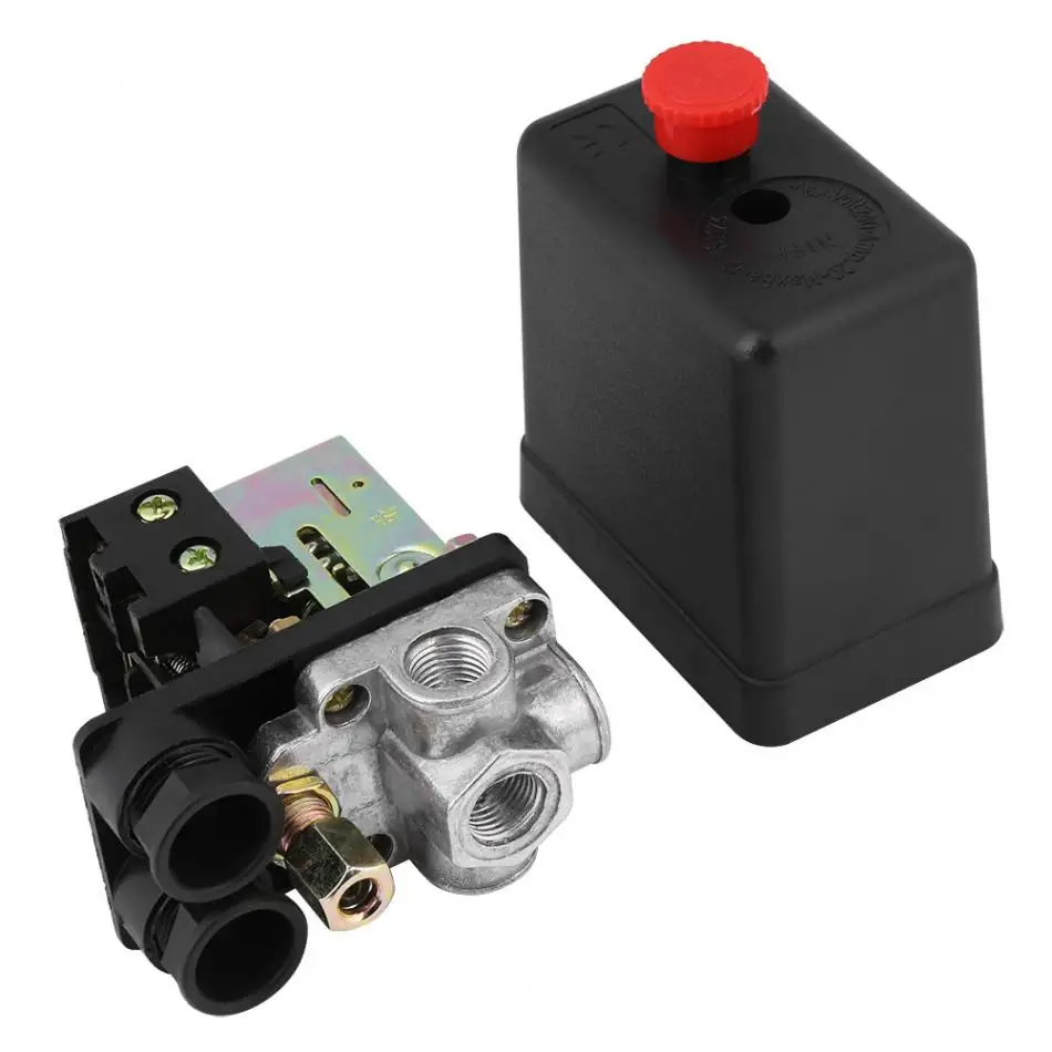 90PSI-120PSI 16A четыре порта переключатель давления для воздушного компрессора