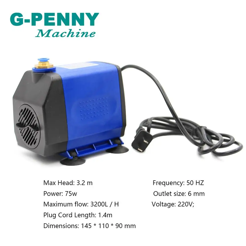 G-PENNY 2.2KW ER20 комплект шпинделя с водяным охлаждением мотор шпинделя водяного охлаждения и 2.2kw инвертор и 80 мм кронштейн шпинделя и 75 Вт водяной насос
