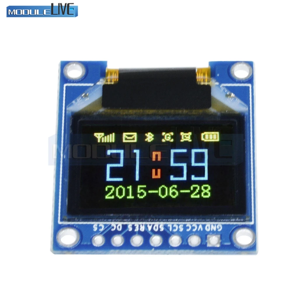 0,95 дюймов 0,9" SPI полный цветной oled-дисплей DIY модуль 96x64 lcd для Arduino SSD1306 Драйвер IC Высокое качество