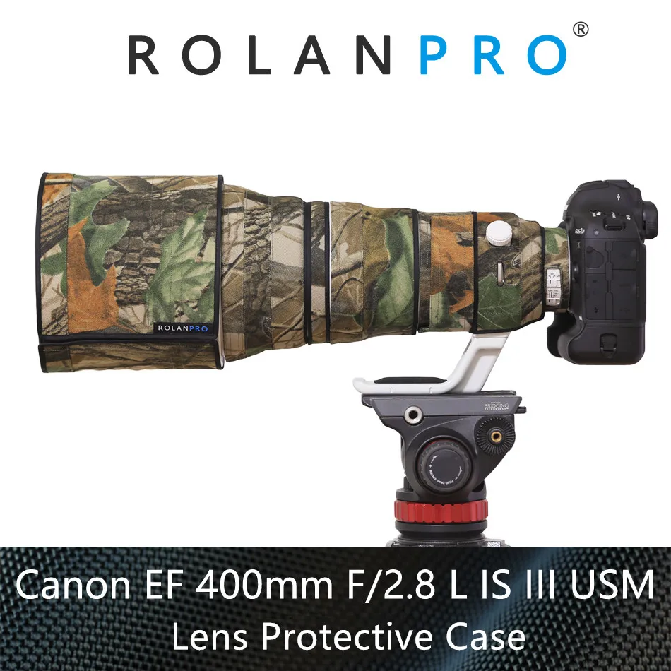 Камуфляжный водонепроницаемый чехол для объектива Canon EF 400 мм F/2 8 L IS III USM|Сумки