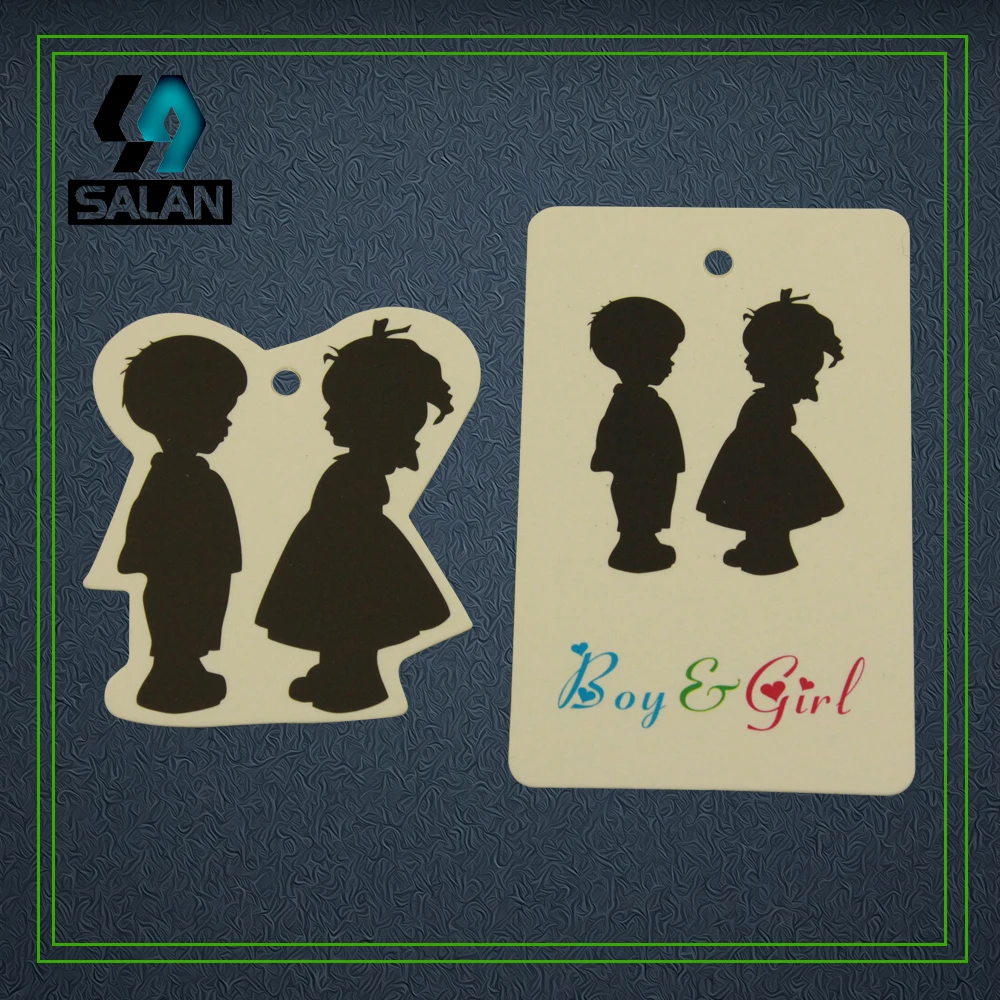 Бесплатная доставка на заказ 1000 шт./лот бирки для одежды этикетки бумажная печать