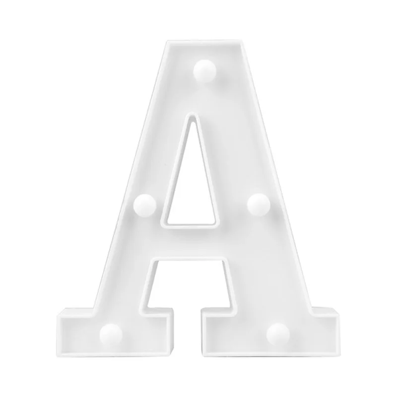 Алфавит светодиодный ночник на батарейках английская надпись маркиз настенный
