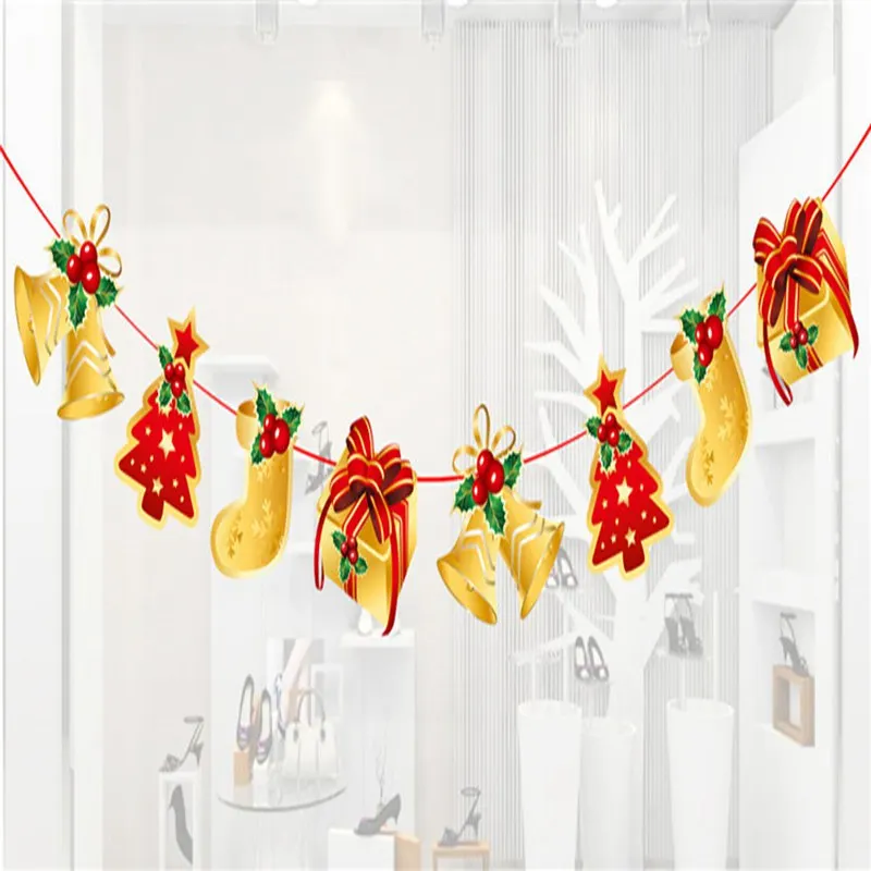 Pull Flags Here The Wedding Party Decoration Swallow Linen Pennant 1pcs christmas decoration 3m | Дом и сад
