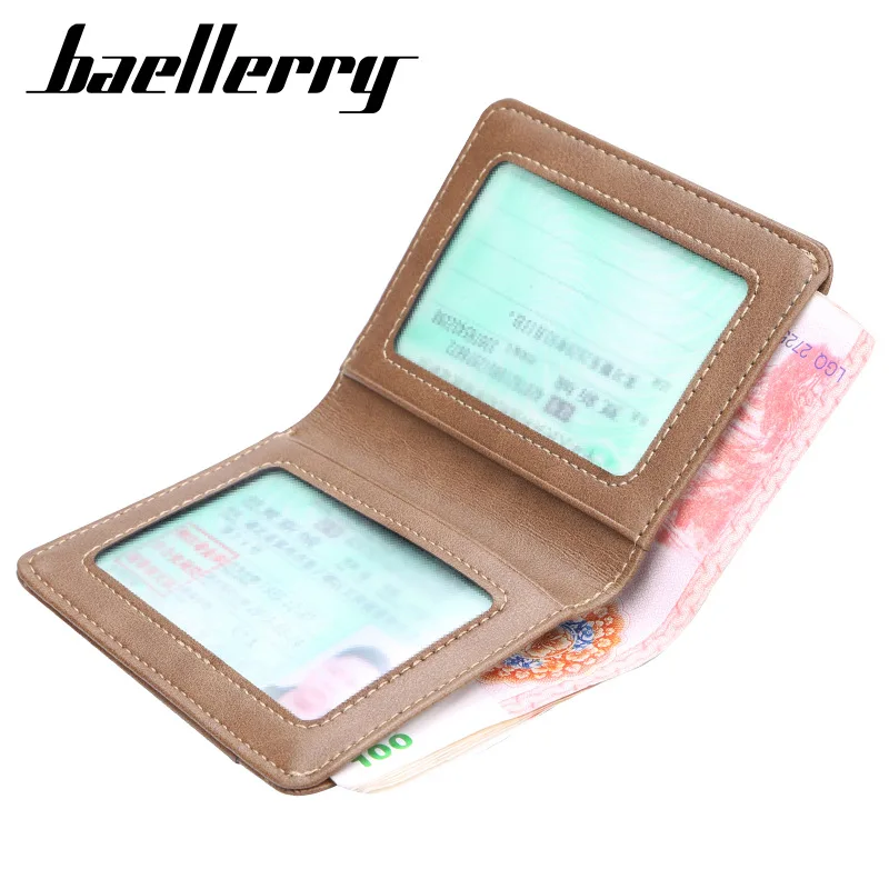 Baellerry много выездных мужчин ts тонкие кошельки мужские кожаные брендовые