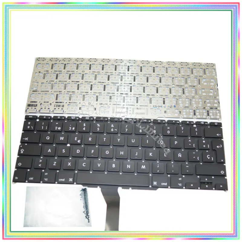 Brand new Spanish SP Keyboard without Backlight &amp keyboard screws for Macbook Air 11.6&quot A1370 A1465 2011-2014 Years | Компьютеры и