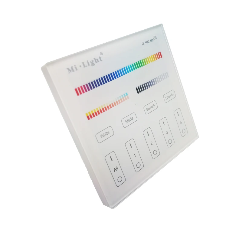Новый Milight T4 Led RGBCCT полосы контроллер 4 зоны Smart Панель 2 ГГц пульт дистанционного