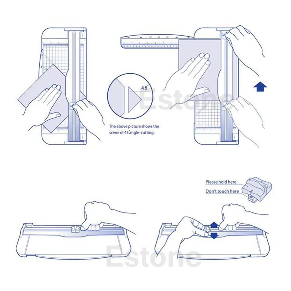 

Hot New Jielisi 909-5 A4 Guillotine Ruler Paper Cutter Trimmer Cutter