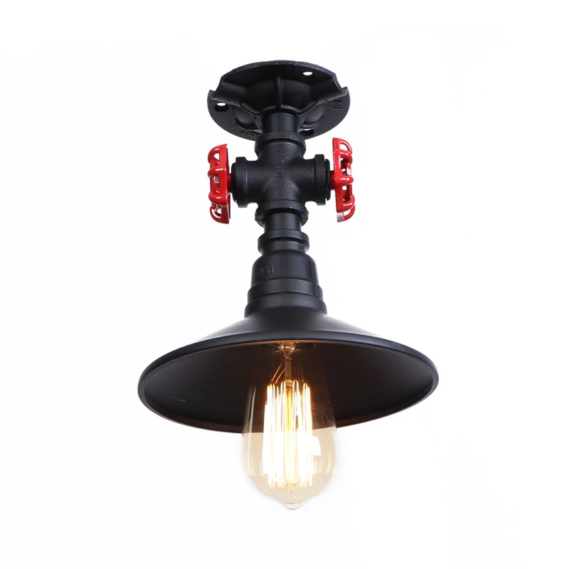 Винтажная лампа E27 в промышленном стиле металлическая трубка для столовой фойе