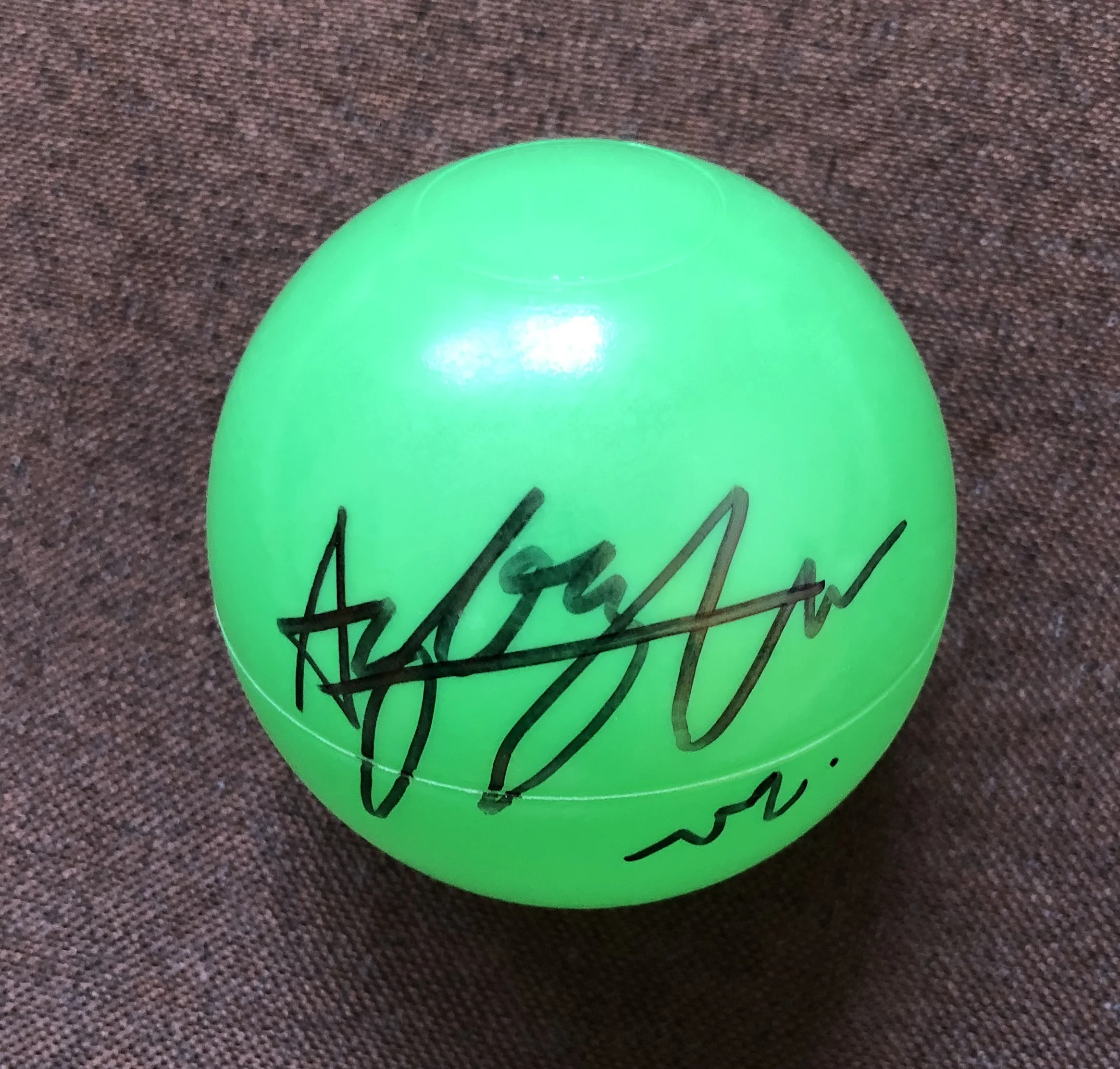 Ручной подписанный NCT 127 Lee Tae Yong концертный мяч с автографом limited
