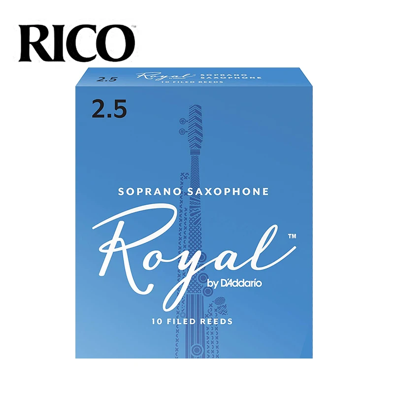 RICO Royal Sax трости сопрано прочность 2 5 # 3 10 шт. Сопрано саксофон бесплатная