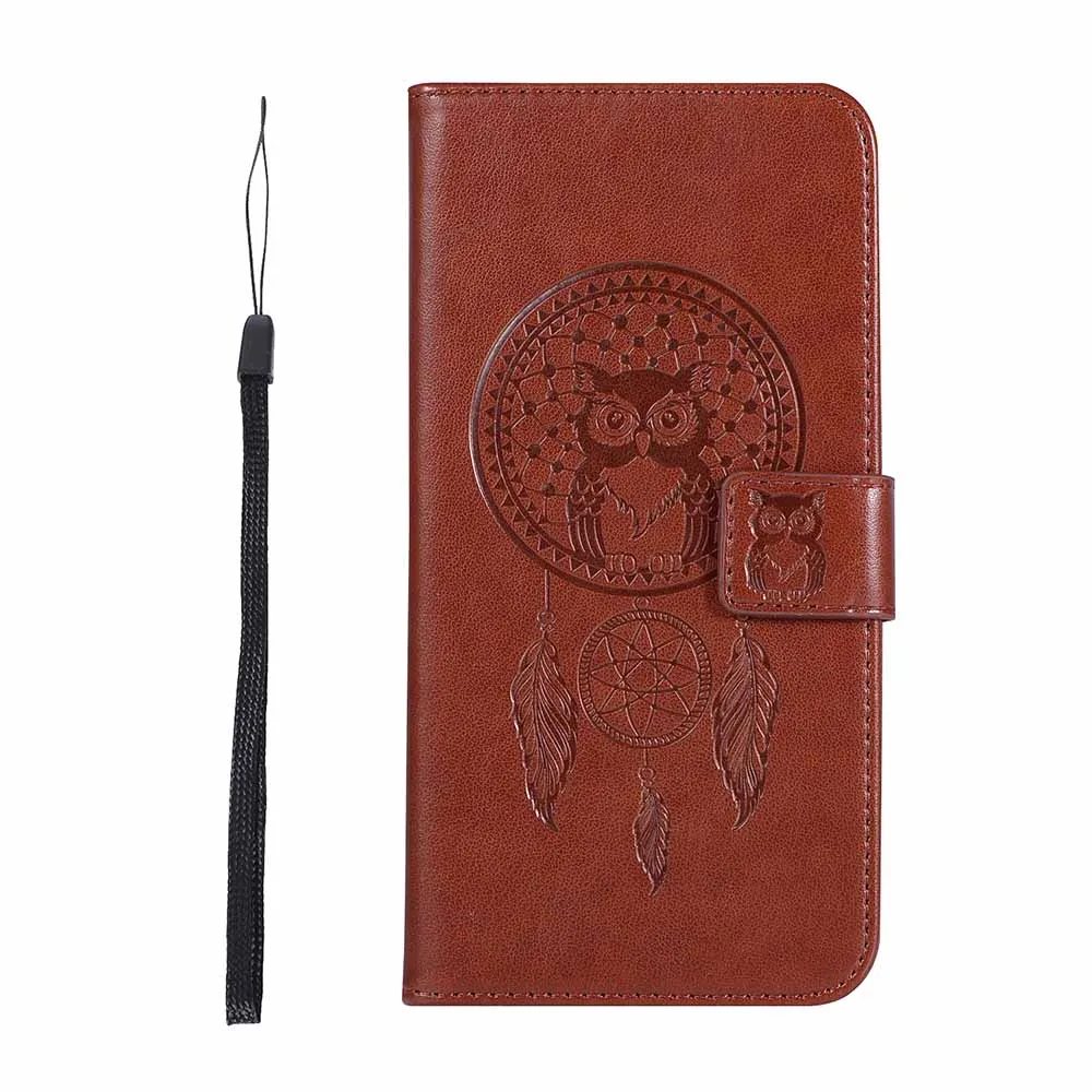 Brown Biencaso Сова Бумажник Флип Чехол Для lenovo Vibe P1 P1M P2 A2010 K6 Примечание Мощность K3 A6000 A7010 K5 K8 Примечание Силиконовые чехлы B183 - Цвет: Brown