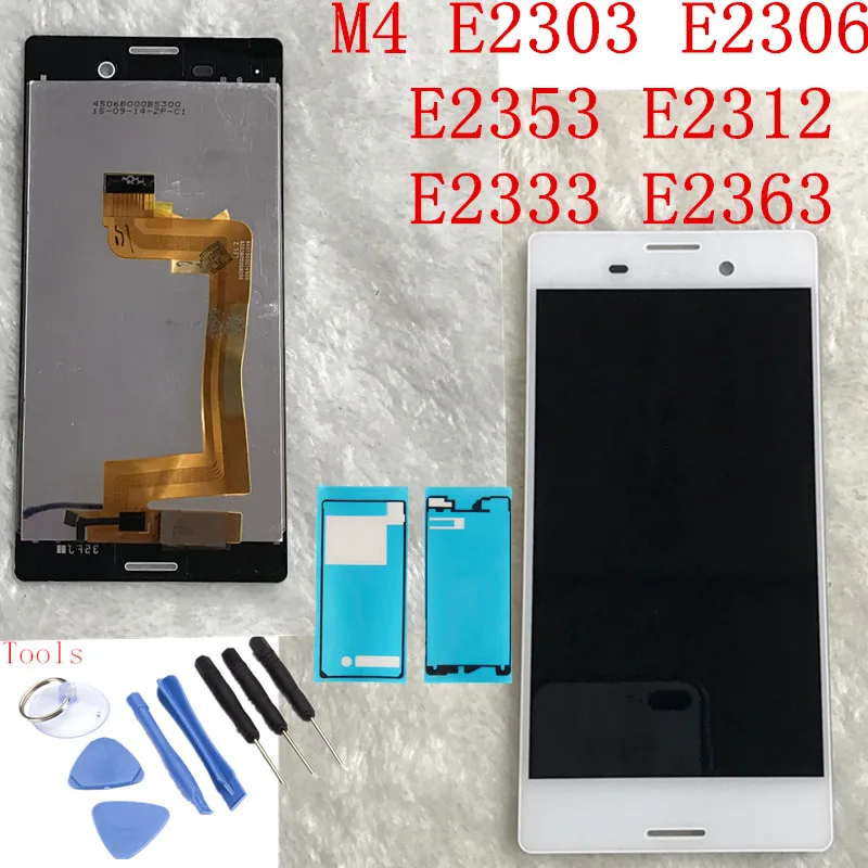 Сенсорный экран для sony Xperia M4 Aqua E2303 E2306 E2353 E2333 E2363 ЖК дисплей Дисплей планшета
