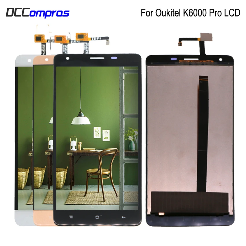 

Original For Oukitel K6000 Pro LCD Display Touch Screen Digitizer Assembly Phone Parts k6000 Pro Screen LCD Display Replacement
