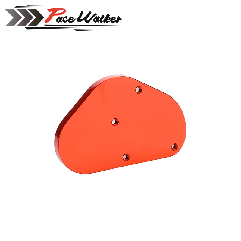 Мотоцикл Алюминиевый ножной боковой стенд увеличитель расширение kickstand plate pad для