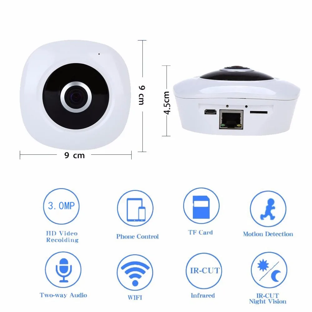 Kruiqi 960P мини IP камера WiFi беспроводная видеонаблюдения CCTV безопасности P2P ночное