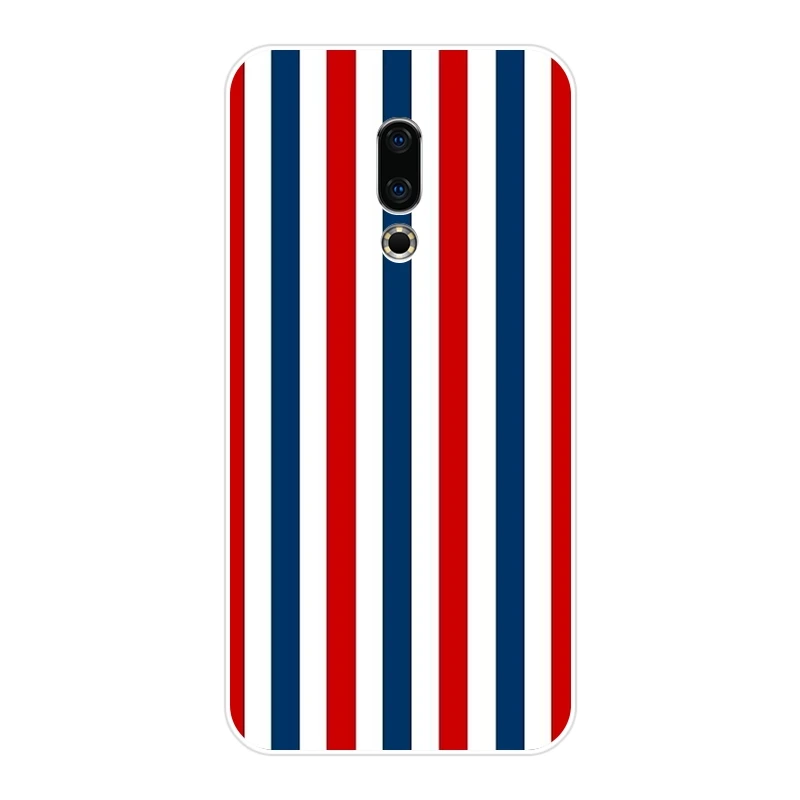 Задняя крышка для Meizu U10 U20 Pro 6 7 Plus силиконовый мягкий чехол с белыми и черными