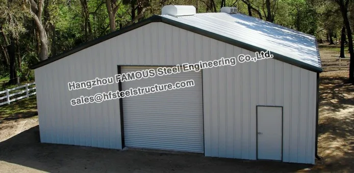 

pre engineered structural steel small car garage