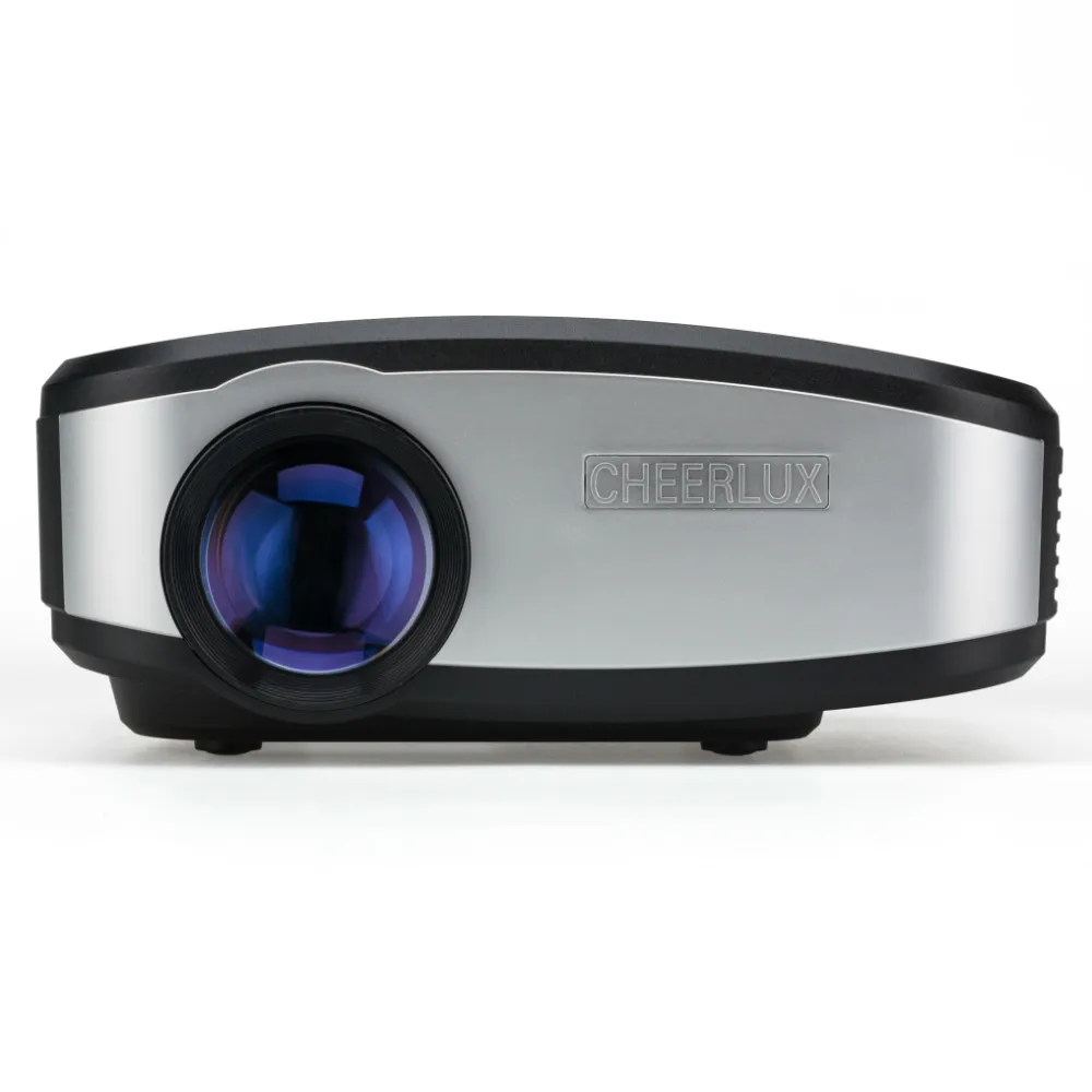 Новый Cheerlux C6 мини-проектор для Видеоигры Домашних Развлечений с HDMI USB VGA вход