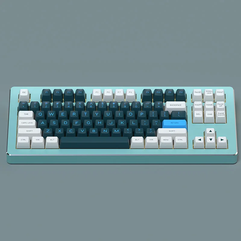 MAXKEY бело зеленые 134 клавиш с профилем SA набор для проводной USB механической