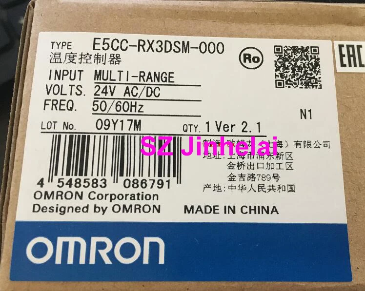 

Authentic original OMRON Digital controller E5CC-RX3DSM-000 24VAC/DC