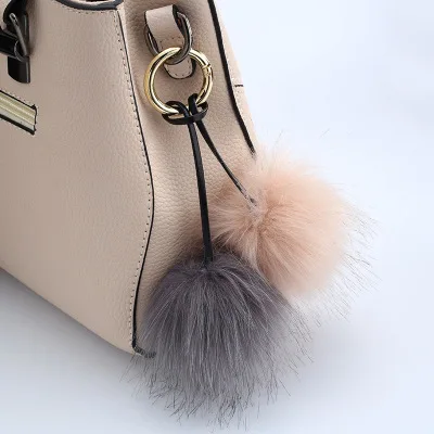 Personality fashion bag ornaments car key ring The fox plush ball pendant | Автомобили и мотоциклы