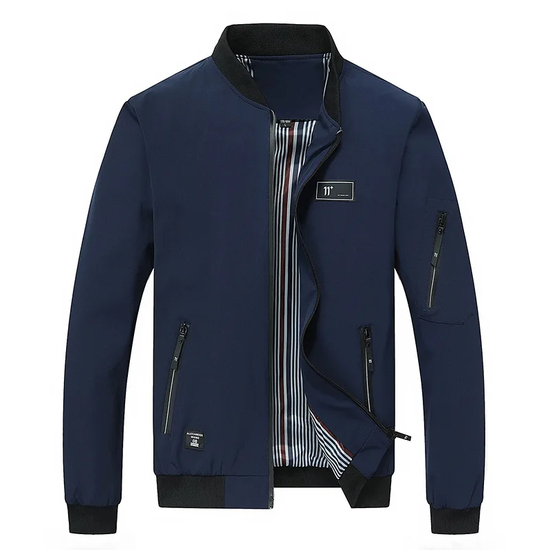 Мужская ветровка Veste Homme 3xl 4xl Повседневная облегающая на весну и осень 2018 | одежда