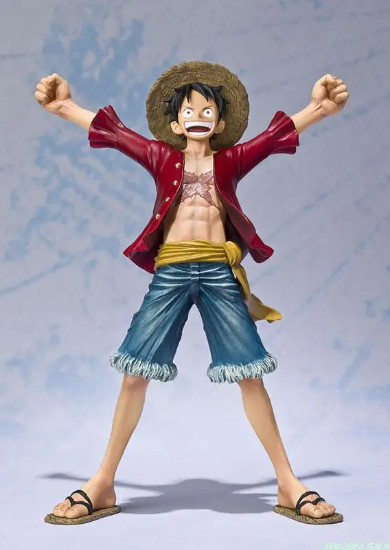 J.g Chen/! Бесплатная доставка Одна деталь аниме Figuarts нулевой Monkey D. луффи ПВХ фигурку