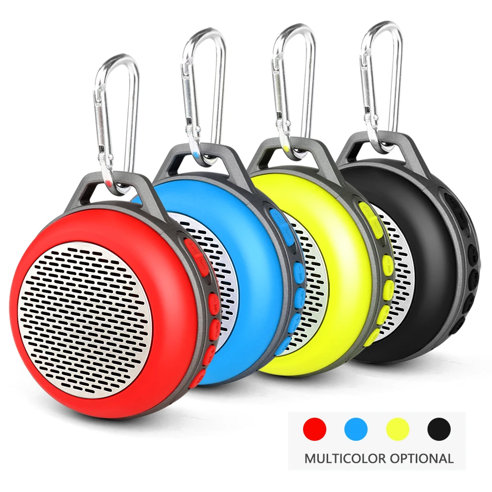 TOPROAD мини портативный Bluetooth динамик супер бас беспроводной стерео динамик s поддержка радио FM громкой связи разъем для наушников для лагеря