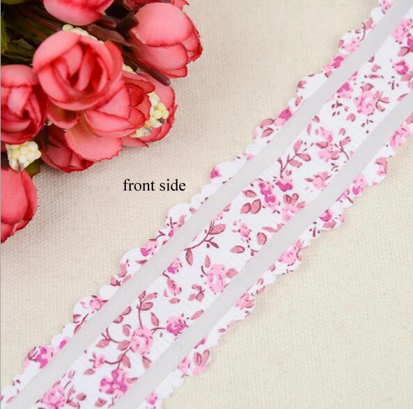 Лента из органзы с цветочным краем 3 8 см х 20 ярдов 6 цветов|organza lace ribbon|lace organzalace ribbon