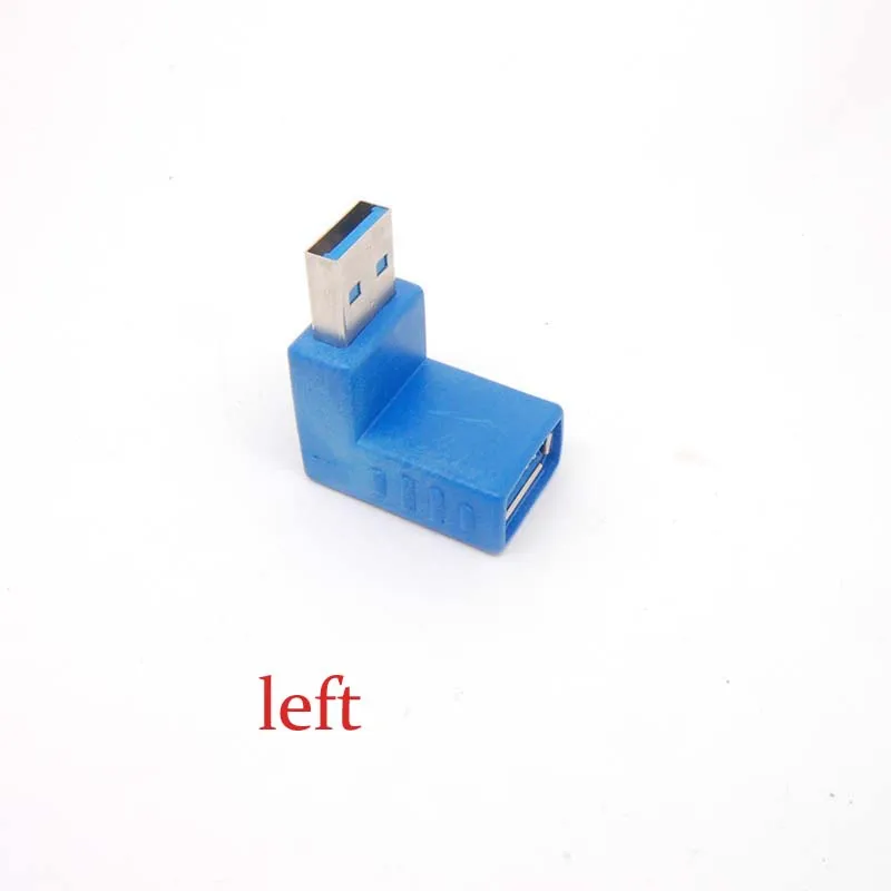Удлинительный Кабель USB 3 0 A Male-Female вилка адаптера с левым углом 90 градусов новинка