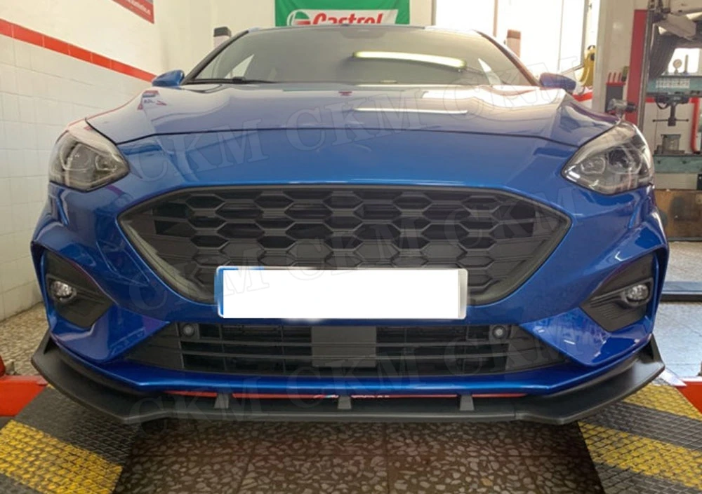 3 шт. передний бампер спойлер сплиттеры для Ford Focus+ головка подбородка Лопата для губ протектор для стайлинга автомобилей