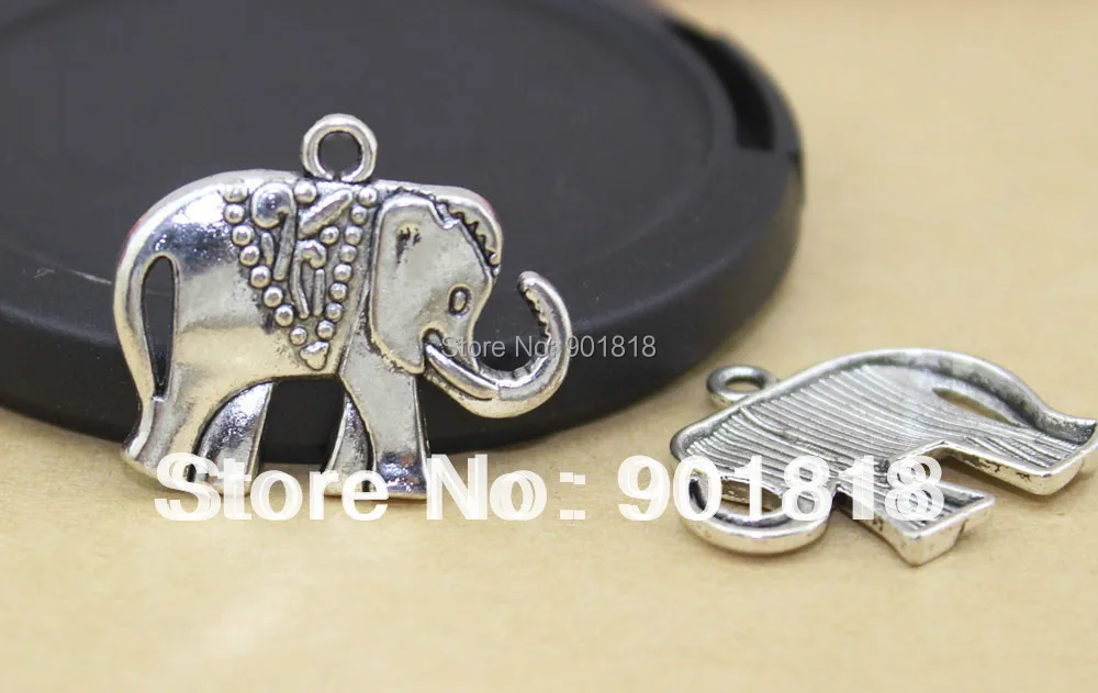 10 шт./пакет подвеска в виде слона браслеты сделай сам 21*25 мм F624|elephant charm|pendant diycharm