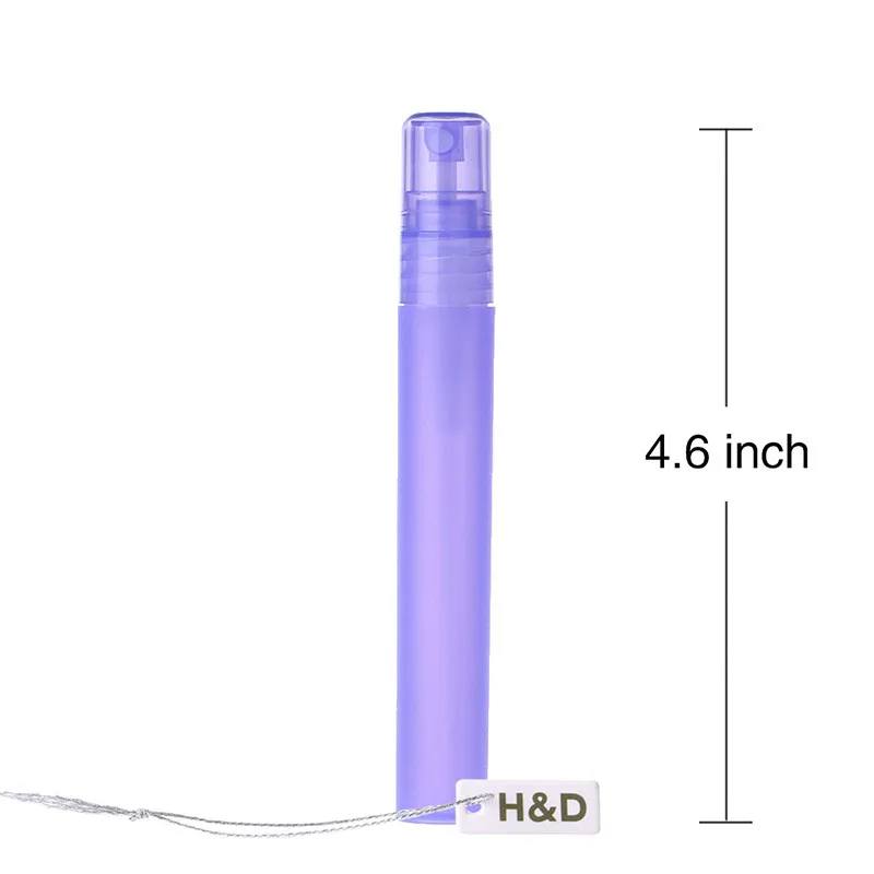 12 шт./лот 10 мл пластмассовый распылитель для духов Для женщин пустая бутылка с